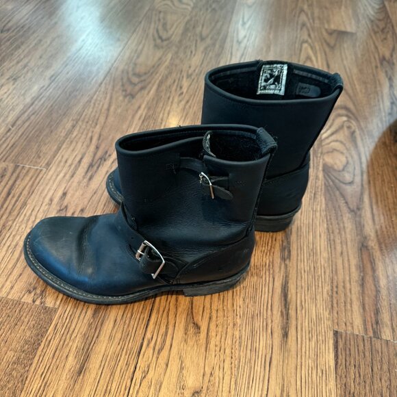 Frye Black Engineer 8r Short - Picture 5 of 7